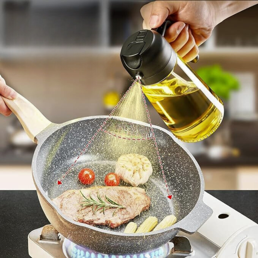 NoWasteSpray™ | Nooit meer onnodige olieverspilling tijdens koken