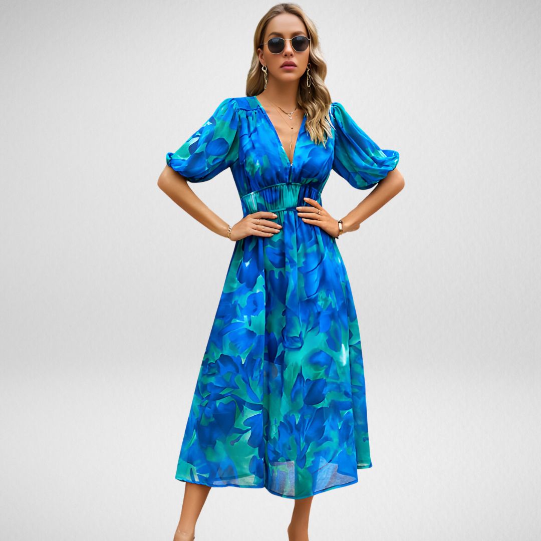 Meredith Vintage Elegance Jurk | Voel je als een Hollywoodster!