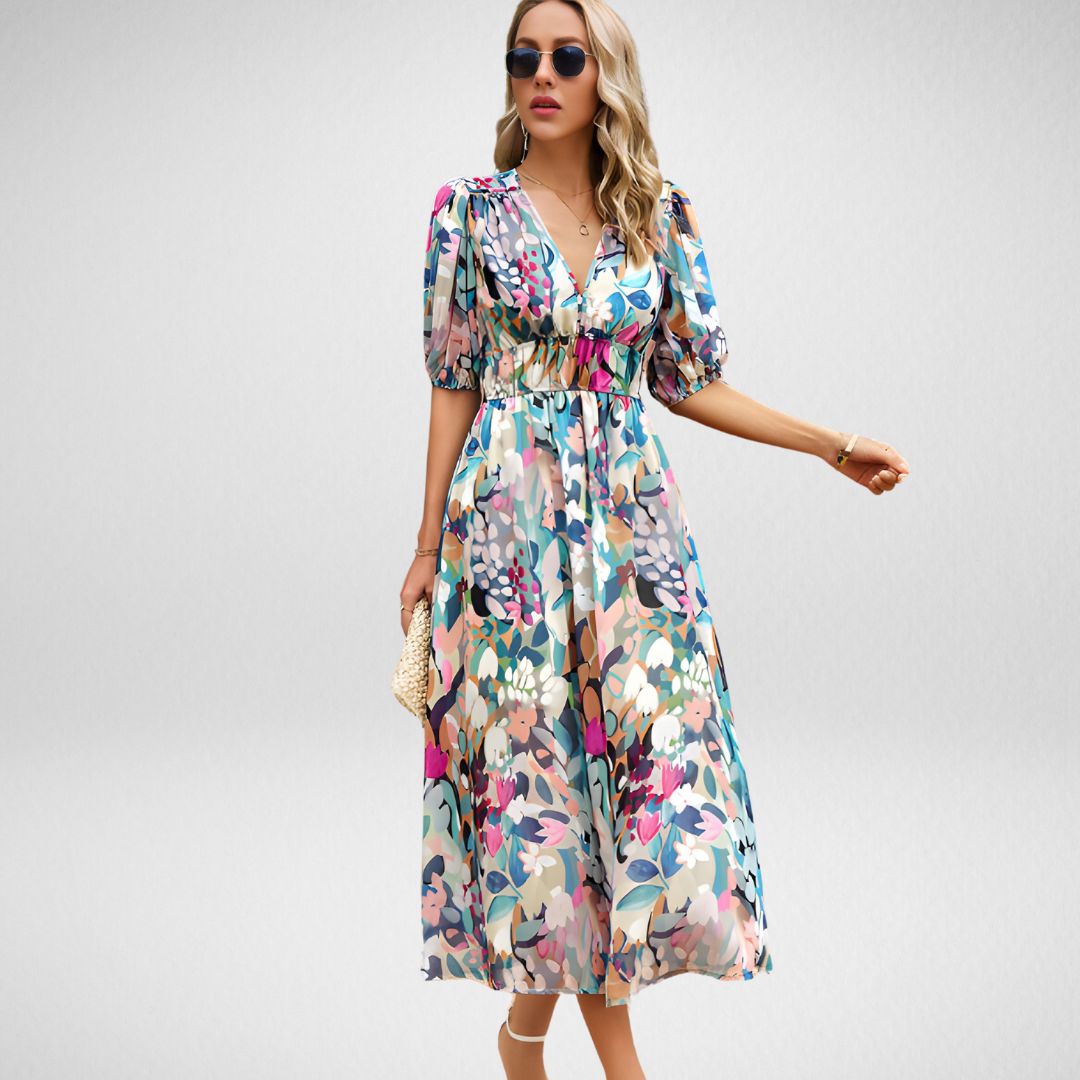 Meredith Vintage Elegance Jurk | Voel je als een Hollywoodster!