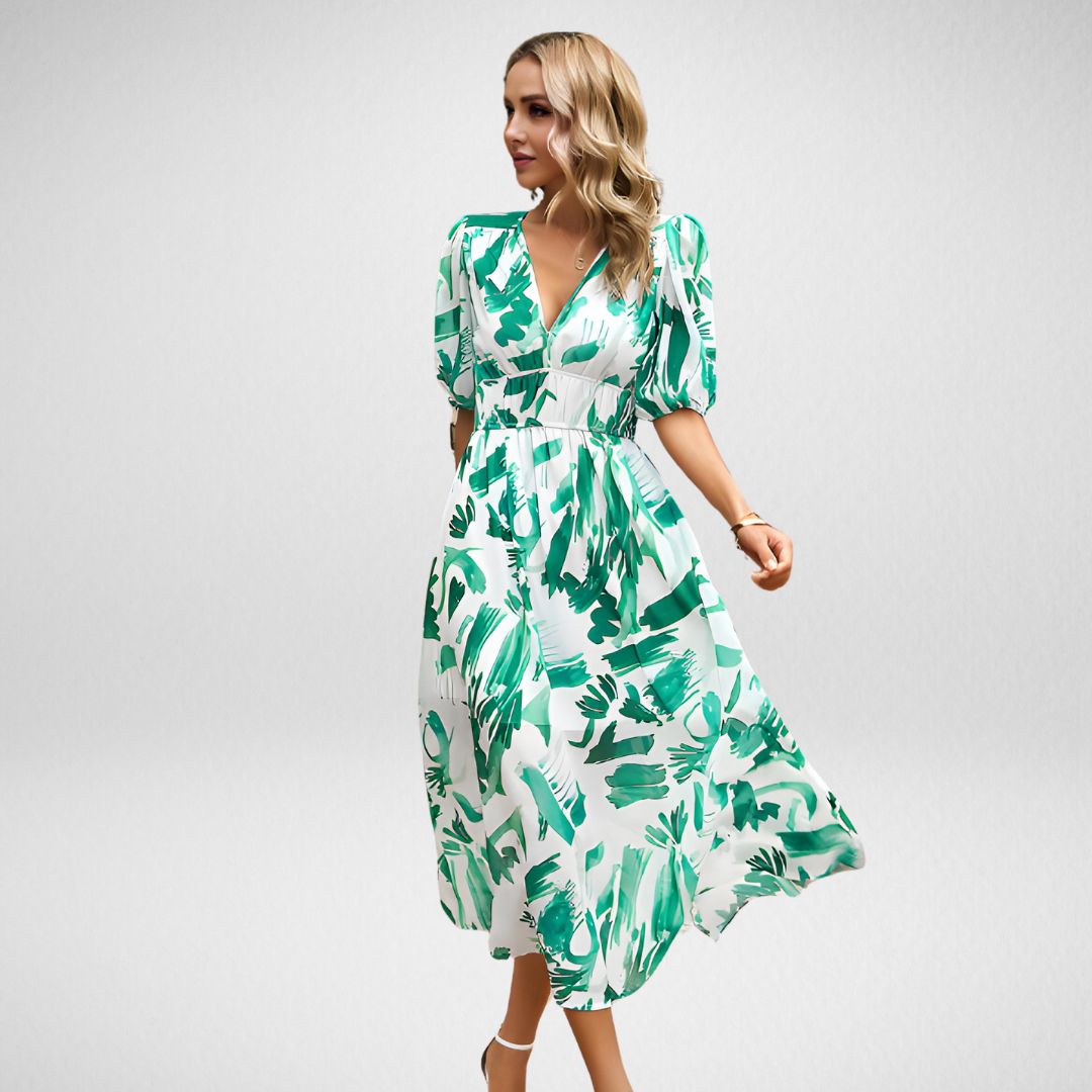Meredith Vintage Elegance Jurk | Voel je als een Hollywoodster!