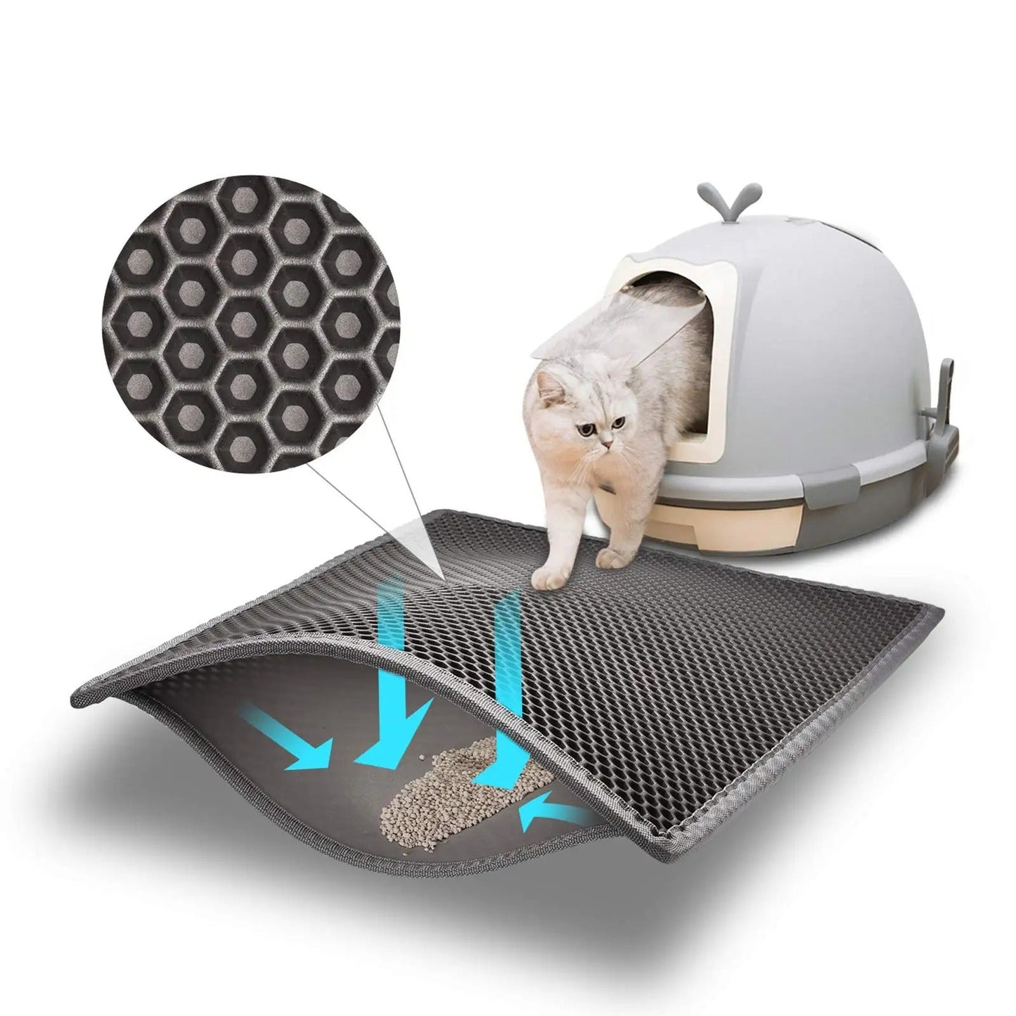 MeowMat™ | De perfecte oplossing voor een schoon huis zonder kattenbakvulling overal! User