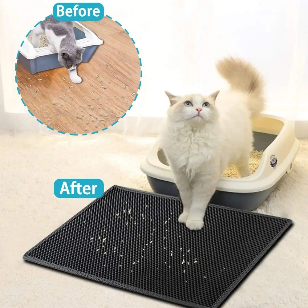 MeowMat™ | De perfecte oplossing voor een schoon huis zonder kattenbakvulling overal! User