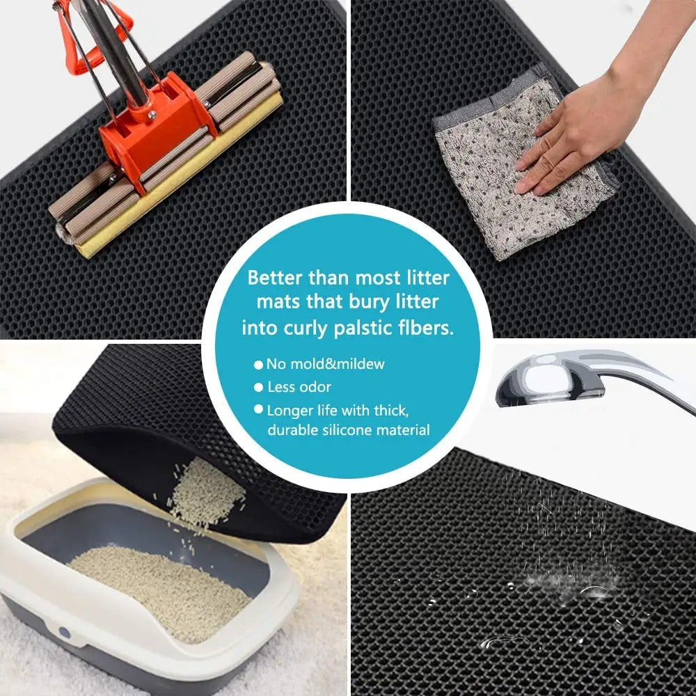MeowMat™ | De perfecte oplossing voor een schoon huis zonder kattenbakvulling overal! User